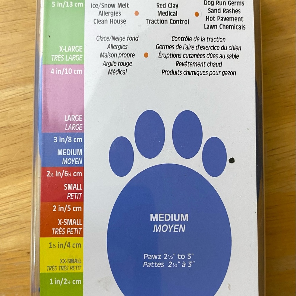 PAWZ Waterproof Blue Dog Boots.9 in pack